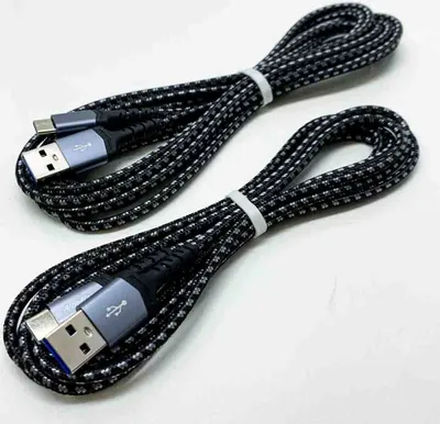 Obrázok produktu pre Kábel USB C 2 kusy (2M a 3M) pre Samsung, iPhone a ďalšie zariadenia - rýchlonabíjací kábel USB typu C s vysokou rýchlosťou nabíjania a prenosu dát