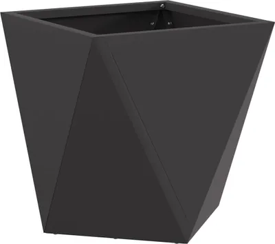 Immagine prodotto di vidaXL Fioriera nera 30 x 30 x 30 cm in acciaio