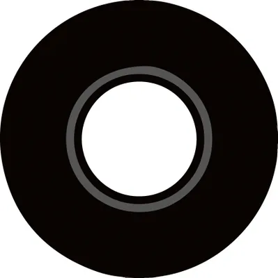 Produktbild von Bodenmarkierband COBAtape schwarz B50mm x L33m