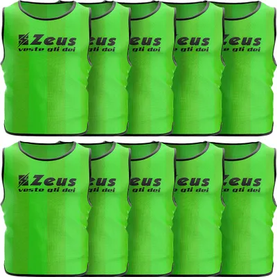 Produktbild von Erwachsene VERDE|Zeus 10er-Pack Trainingsleibchen Neon Grün
