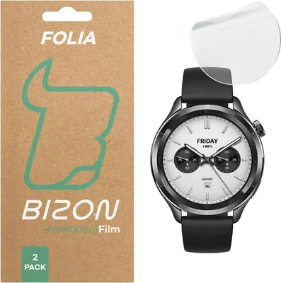 Produktbild von Bizon Glass Watch Hydrogel Xiaomi Watch S4 [2 PACK]