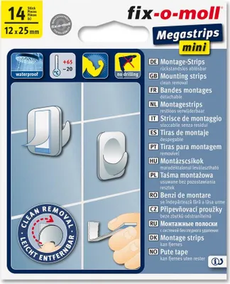 Produktbild von fix-o-moll MEGA-STRIPS Megastrips 3563344 Mini 12x25mm