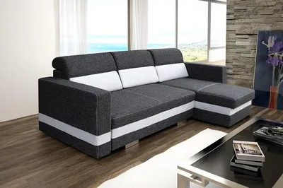 Immagine prodotto di Divano letto Divano ad angolo Divano imbottito Funzione letto ad angolo Nuovo set funzione letto