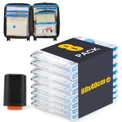Image de Solidchoice - Sacs de rangement sous vide, ensemble de 10 pièces, de différentes tailles