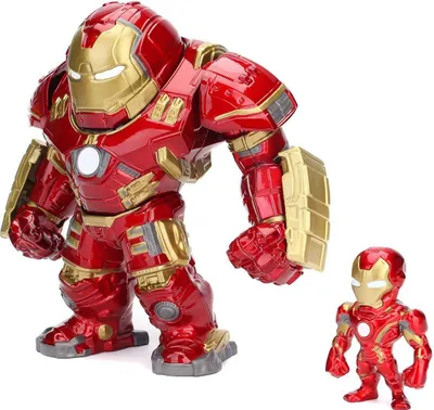 Obrázek produktu pro MARVEL - Kovový Iron Man - Hulkbuster - Figurka 25 a 5 cm 2v1 - K72005