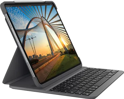 Produktbild von Logitech Slim Folio Pro Tastatur für iPad Pro 12,9" Skandinavisch QWERTY Bulk