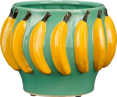 Produktbild von Mica Decorations Moza Blumentopf für drinnen - H18 x Ø24 cm - Keramik - Hellgrün