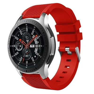 Produktbild von Silikon Armband für Samsung Galaxy Watch 46mm Gear S3 Frontier Classic 22mm