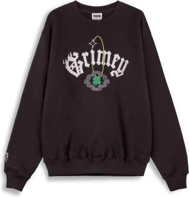Produktbild von Grimey Saoirse Vintage Sweatshirt Schwarz L Mann Schwarz L