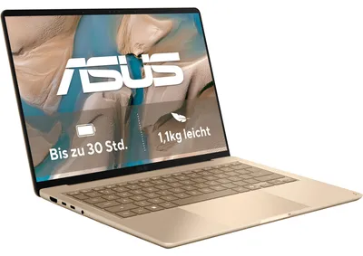 Produktbild von ASUS Zenbook 14 UX3480QA-U1157W, Snapdragon, 35,6 cm (14"), 1920 x 1200 Pixel, 16 GB, 512 GB, Windows 11 Home