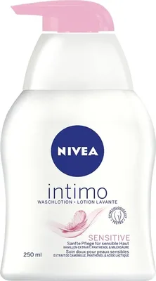 Produktbild von Nivea Intimo Sensitive Waschlotion Mild Fresh mit Bio Jojoba Öl 250ml