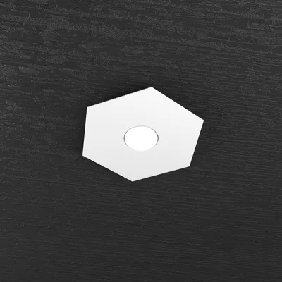 Obrázek produktu pro Moderní stropní svítidlo Hexagon Metal White 1 Light Led 12W