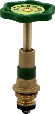 A close-up studio shot of a valve part.