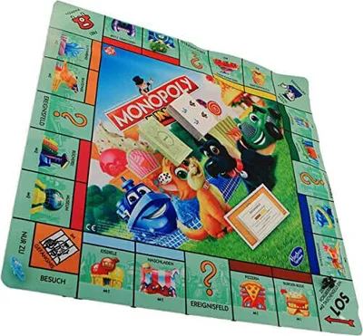 Produktbild von Hasbro Spielmatte „Monopoly Junior“, XL-Maße: 61 x 61 cm 170092