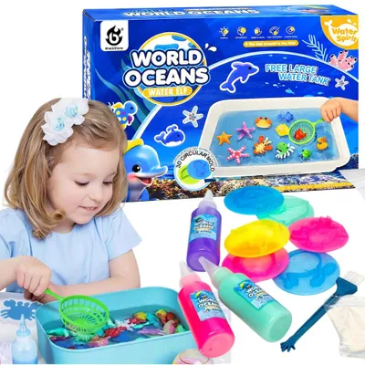 Zdjęcie produktu dla Zestaw Kreatywny Magiczne Skrzaty Figurki Diy Wodne Żelowe Zwierzątka Diy