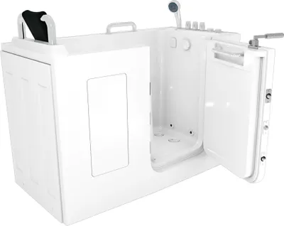 Produktbild von Sitzwanne Whirlpool Badewanne mit Tür S07WP-TH-C-R 140x76cm