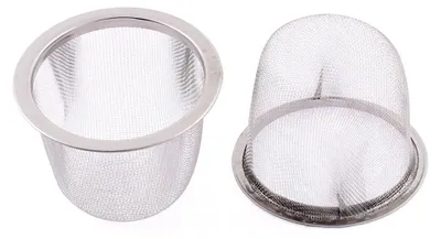 Teesieb aus Edelstahl, 63 mm, 2 Stück