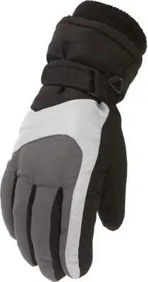 Produktbild von Kinder Skihandschuhe wasserdichte und Winddichte Schneehandschuhe Warme Handschuhe Winterhandschuhe für 6-11 Jahre Jungen Mädchen Skifahren Wandern Radfahren-Dunkelgrau