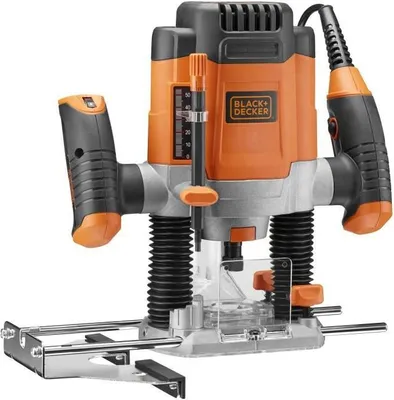 Immagine prodotto di Fresatrice verticale, BLACK+DECKER KW1200E-QS, 1200 W, velocità variabile, 7 accessori