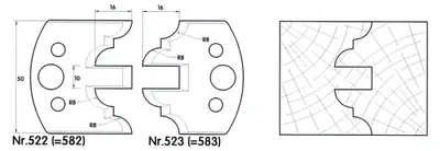 Zdjęcie produktu dla BRÜCK UNI-Abweiser 50 mm Profil-Nr. 522 | 39522