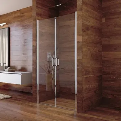 Zdjęcie produktu dla Mereo Lima – drzwi prysznicowe 900 x 1900 mm, chrom/przezroczyste szkło CK80523K