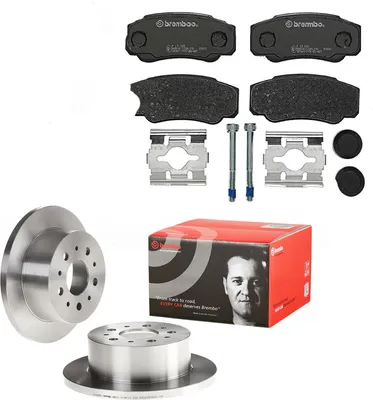 Produktbild von Bremsscheibensatz + Bremsklötzen hinten