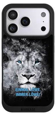 Produktbild von NIVOCASE Handyhülle für Apple iPhone 17 Pro  Hülle NIVOpure Case Schwarz Löwe Offizielles Lizenzprodukt TSV 1860 München