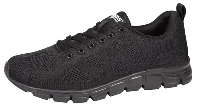 Produktbild von Boras Fashion Sports Uni Sneaker auch in Übergrößen Basic schwarz 5203-0001, Herren:48 EU