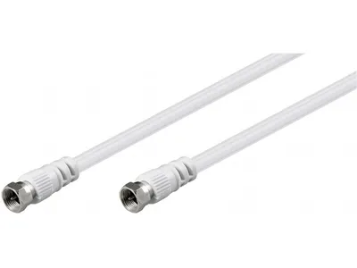 Obrázok produktu pre goobay SAT Antennenkabel doppelt geschirmt weiß 1,5 m