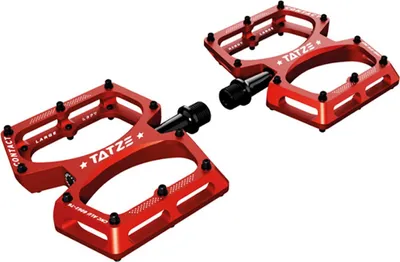 Produktbild von Tatze Flatpedal Contact CNC rot L (ART031)