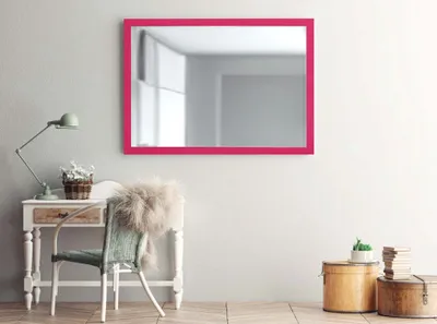 Produktbild von Zalena Rahmenspiegel PURO PINK 50 x 70 cm