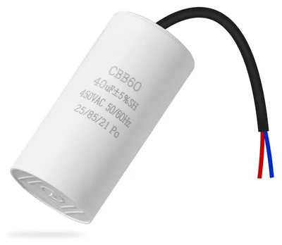 Obrázok produktu pre Kondenzátor na rozbehovanie elektromotorov, 450 V, 40 µF