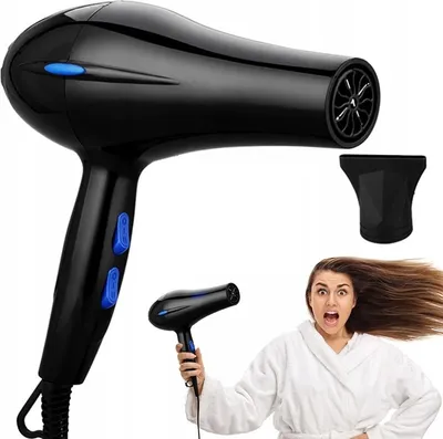 Produktbild von Leistungsstarker Haartrockner Gross 2200W Mit Ionisierung Kaltluft Gesundes Haar