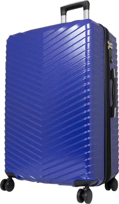 Produktbild von Hartschalen-Koffer Großer Reisekoffer Meran 76 cm Blau Dehnfalte