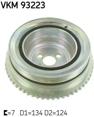 Produktbild von SKF VKM 93223 Riemenscheibe Kurbelwelle für FIAT GRANDE PUNTO (199) 7-Rippen