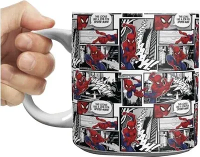 Produktbild von Paladone Spiderman Tasse 550ml Mehrfarbig  Mehrfarbig One Size