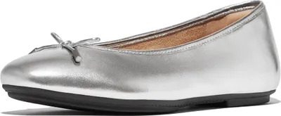 Immagine prodotto di Fitflop Delicato Bow Soft Ballerinas Argento EU 39 Donna Argento EU 39