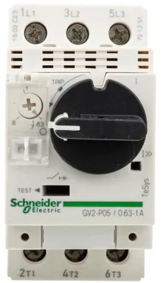 Obrázek produktu pro Schneider Electric GV2P05, Miniaturní obvodový jistič, IP20