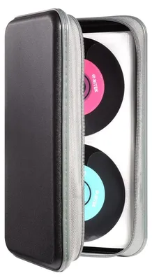 Imagen del producto de Estuche portátil para CDs/DVDs, fabricado en plástico resistente