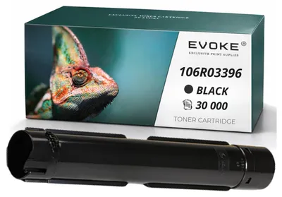 Obrázek produktu pro Evoke, tonerová kazeta kompatibilní s tiskárnou Xerox B7030, model 106R03396, černá, výtisk až 30 000 stran, kompatibilní s modely VersaLink B7025, B7030 a B7035