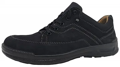Image de Jomos 12 : Chaussures pour hommes, modèle à lacets, couleur noire, adaptées à un usage décontracté, compatibles avec des semelles intérieures amovibles