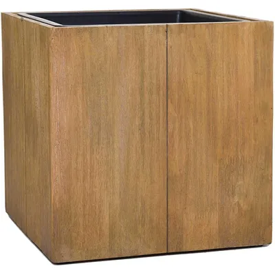 Produktbild von Quadratische Blumenkiste aus Akazienholz 33x33 cm