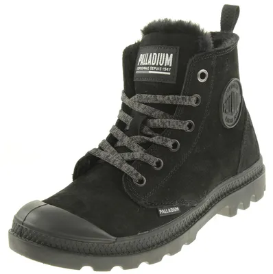 Produktbild von PALLADIUM Damen Pampa Hi Zip WL Winter Ankle Boots Stiefelette 95982 Schwarz , Schuhgröße:41.5 EU