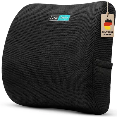 Produktbild von Rückenkissen aus Memory-Schaum, ergonomische Lendenwirbelstütze für das Auto