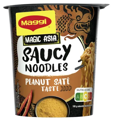 Maggi 5 Minuten Terrine Peanut Saté Taste XL Cup Packung 75g