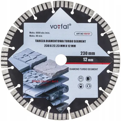 Produktbild von Vorfal V04101 Diamanttrennscheibe für Hartbeton Mauerwerk