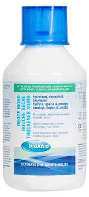 Image de Bioxtra Mondwater sans alcool pour les bouches sèches (250 ml)