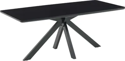 Immagine prodotto di Tavolo da pranzo Tavolo da sala da pranzo Zona pranzo Mobili da sala da pranzo Tavolo Metallo Oro Nero