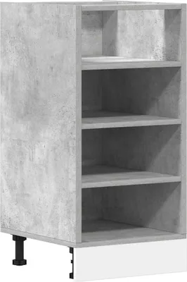 Produktbild von Unterschrank Riga Betongrau 40x44,5x81,5 cm Holzwerkstoff