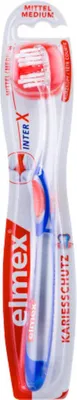 Produktbild von elmex inter X KURZKOPF mittel-weich, 1 St. Zahnbürste